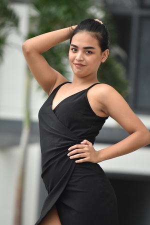 Beautiful Female Posingの写真素材