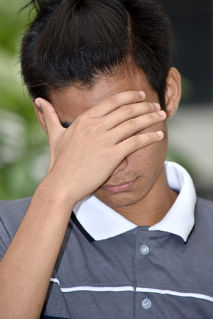 Man And Depressionの写真素材
