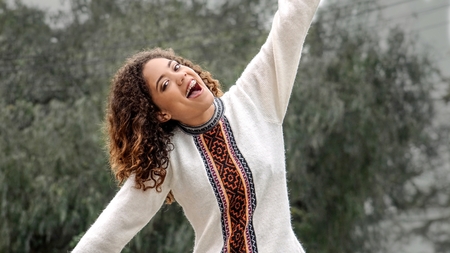 Peruvian Youth Having Funの写真素材