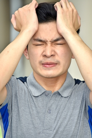 Stressful Teenage Maleの写真素材