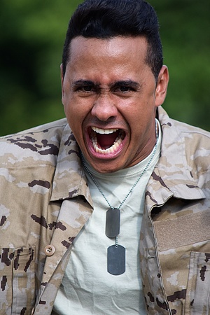 Mad Soldier Recruitの写真素材