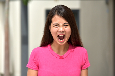 Upset Young Minority Adult Female