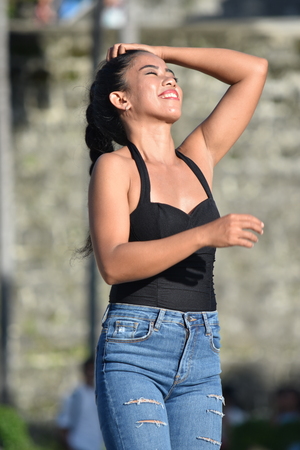 Female And Happinessの写真素材