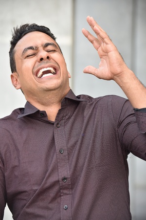 Handsome Male Laughing
