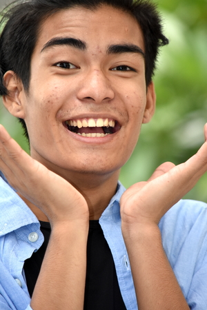 Silly Filipino Maleの写真素材