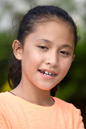 A Smiling Diverse Teenagerの写真素材