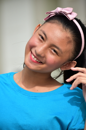 Young Minority Girl Portraitの写真素材