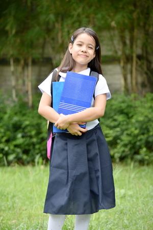 Portrait Of A Young Filipina Personの写真素材