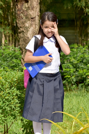Bashful Asian Personの写真素材