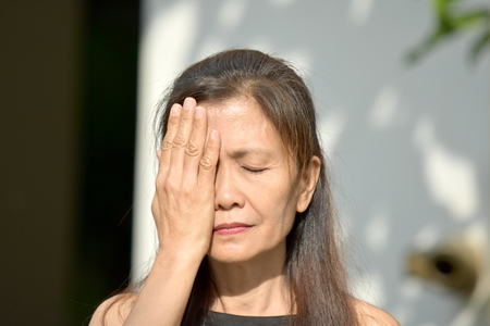 Woman And Dementiaの写真素材