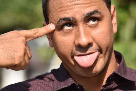 Crazy Male Personの写真素材