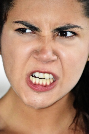 Upset Teenager Girlの写真素材