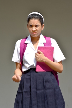 Upset Cute Colombian Personの写真素材