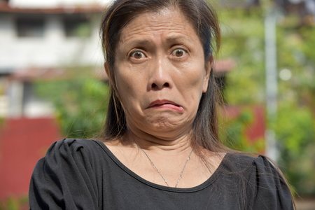 Diverse Female Senior And Confusionの写真素材
