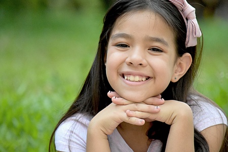 Adorable Youthful Minority Personの写真素材