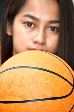 Cute Athletic Asian Personの写真素材