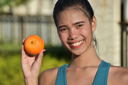 Adult Female And Happinessの写真素材