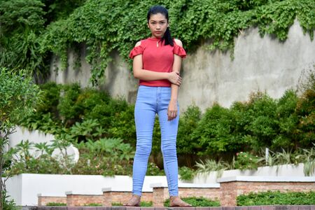 An Impatient Youthful Diverse Personの写真素材