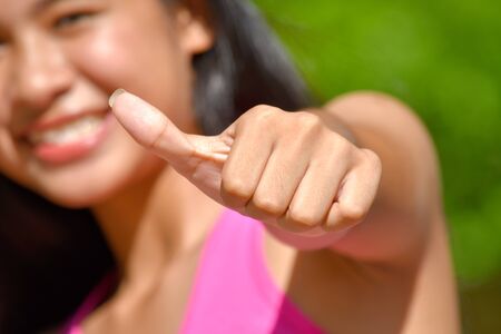 An A Proud Young Teenage Femaleの写真素材