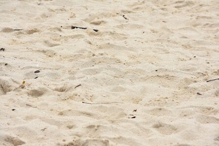 A White Sand On Sandy Beach