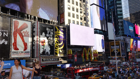 An Urban Ads And Billboardsのeditorial素材