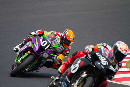 SUZUKA, JAPAN - July 29 : Rider of EVA RT TEST TYPE-01 TRICKSTAR FRTR (Not Classified) racing at...