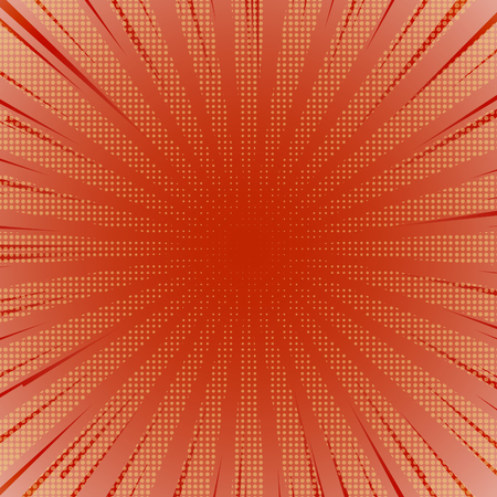 Abstract halftone orange background, vectorのイラスト素材