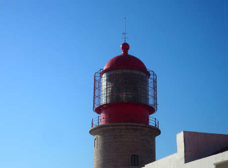 red lighthouseの写真素材