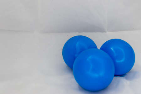 Blue ballsの写真素材