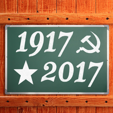 100th anniversary of the Socialist Revolution in Russiaの写真素材