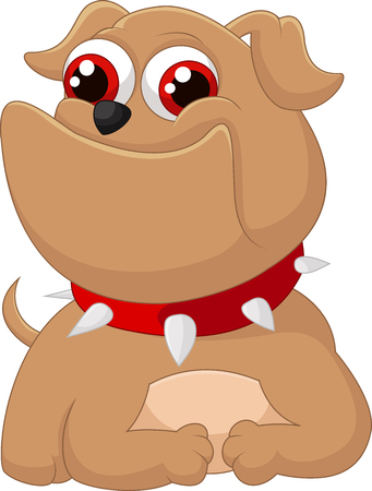 Cartoon adorable dogのイラスト素材