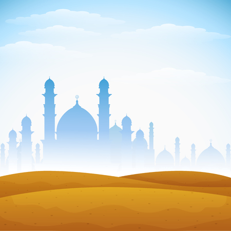 Vector illustration of Abstract background for eid mubarakのイラスト素材