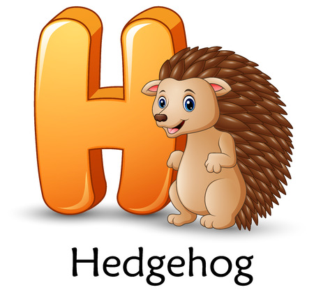 Letter H alphabet imageのイラスト素材