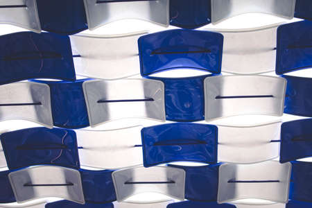 Recycling useless plastic chair for rooftop