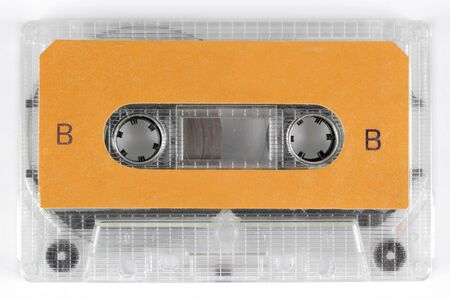 close-up of a music cassetteの写真素材