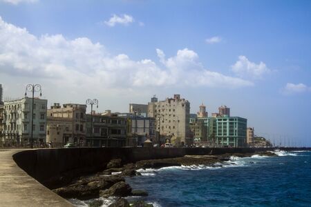 havana center and the malecon, cubaのeditorial素材