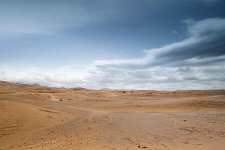 the erg chebbi sand dunes in merzouga, morocco