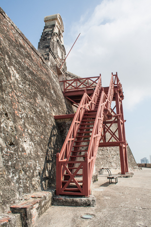 Cartagena, Colombia - 20 February, 2011 - San Felipe de Barajas castleのeditorial素材