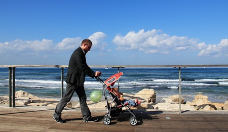 Dad and daughterの写真素材