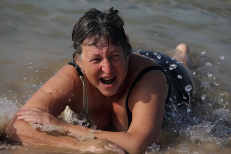 Senior Woman On vacationの写真素材