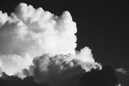 heavy gale black stormy cloudsの写真素材