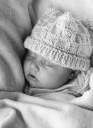 Beautiful month-old girlの写真素材