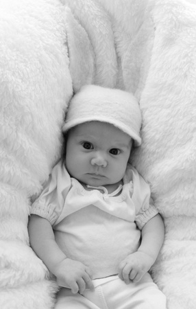 2-month-old babyの写真素材