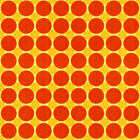 Textured paper with red and yellow dots