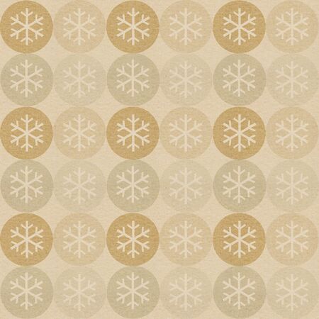 vintage paper with snowflake patternの写真素材