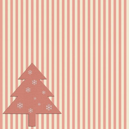 christmas pattern on textured paperの写真素材