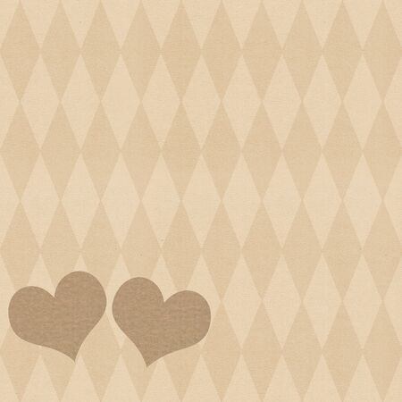 Vintage heart backgroundの写真素材