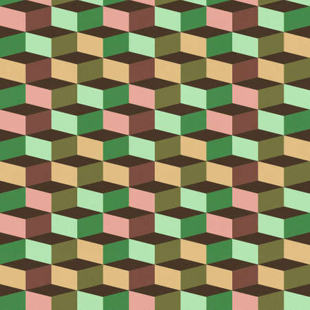 Seamless square textured patternの写真素材