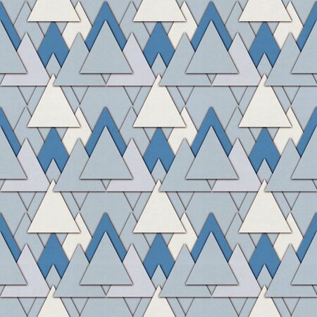 textured paper with triangle patternの写真素材