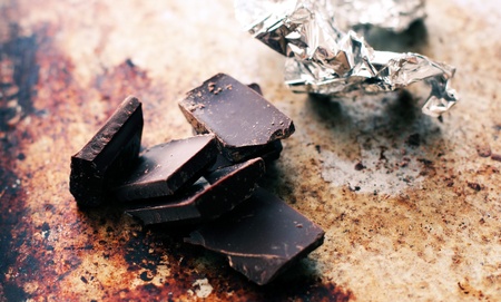 Dark chocolateの写真素材